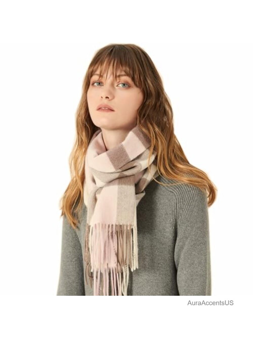 100% Merino Wool Scarf Cashmere Feel Shawl Unisex Warm Winter Wrap